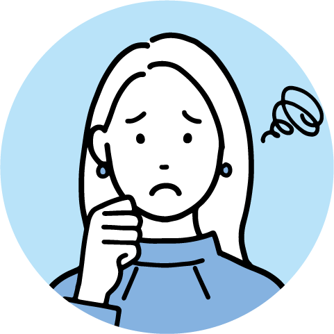 悩む女性